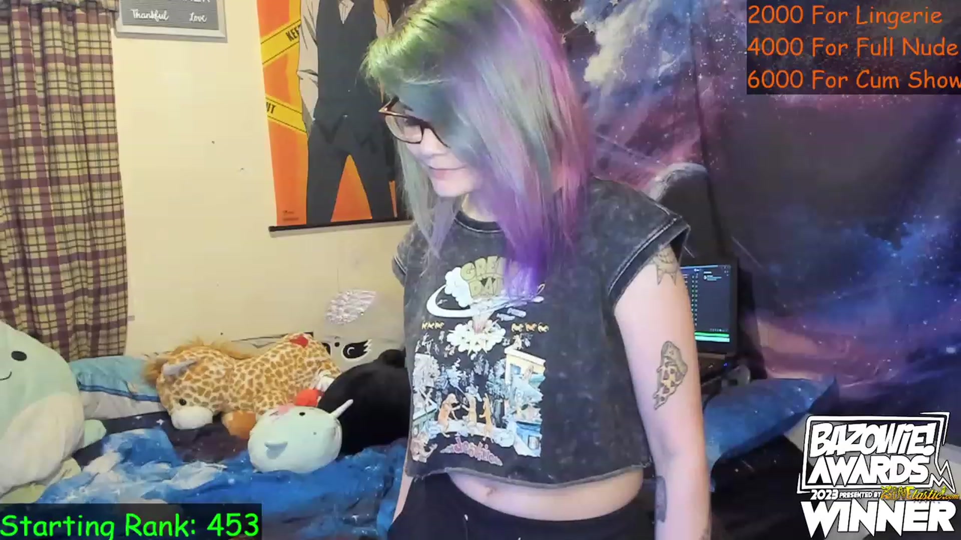 Gallery image thumbnail from NovaSquid's myfreecams stream on, 04/27/2023, 03:02 image 14 of 20