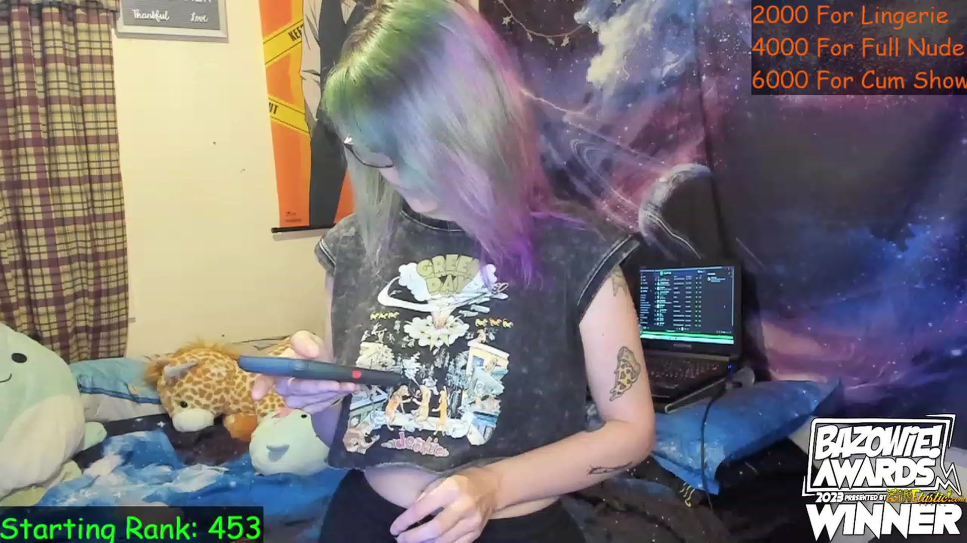 Gallery image thumbnail from NovaSquid's myfreecams stream on, 04/27/2023, 03:02 image 15 of 20
