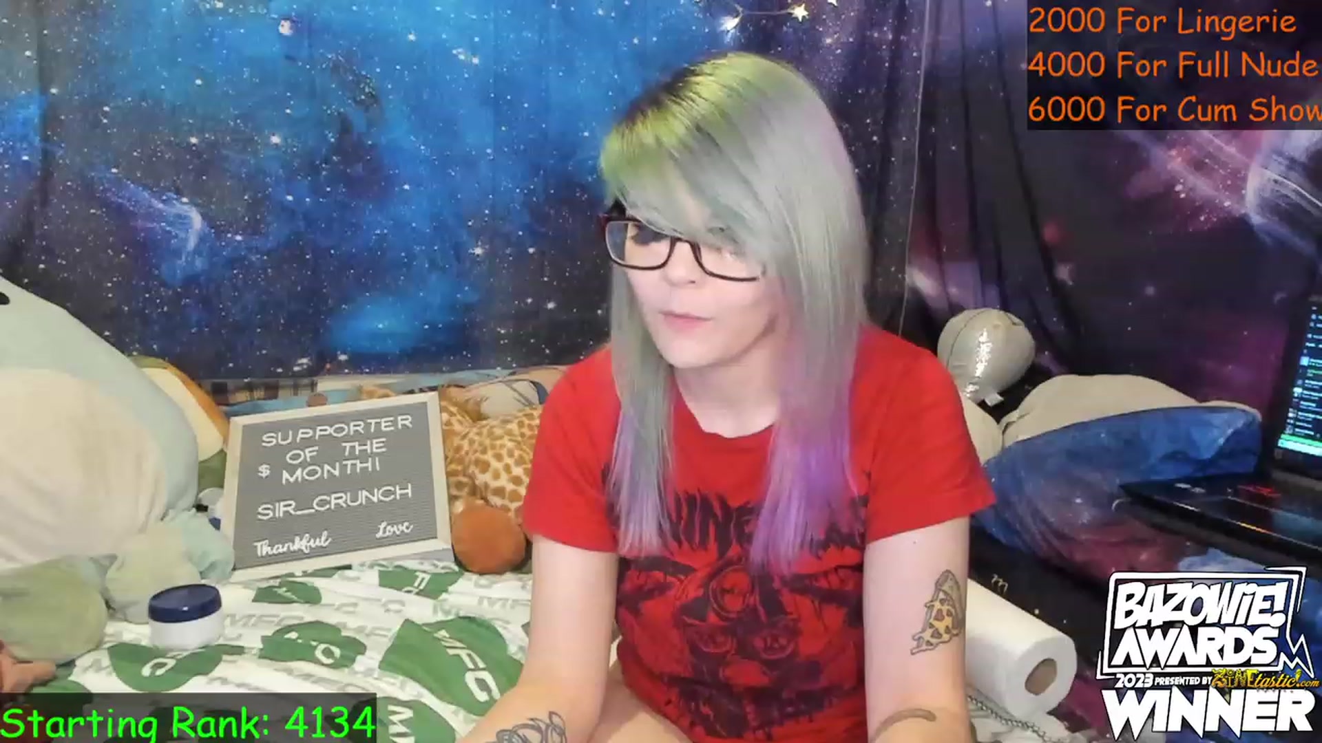 Gallery image thumbnail from NovaSquid's myfreecams stream on, 05/16/2023, 24:09 image 14 of 20