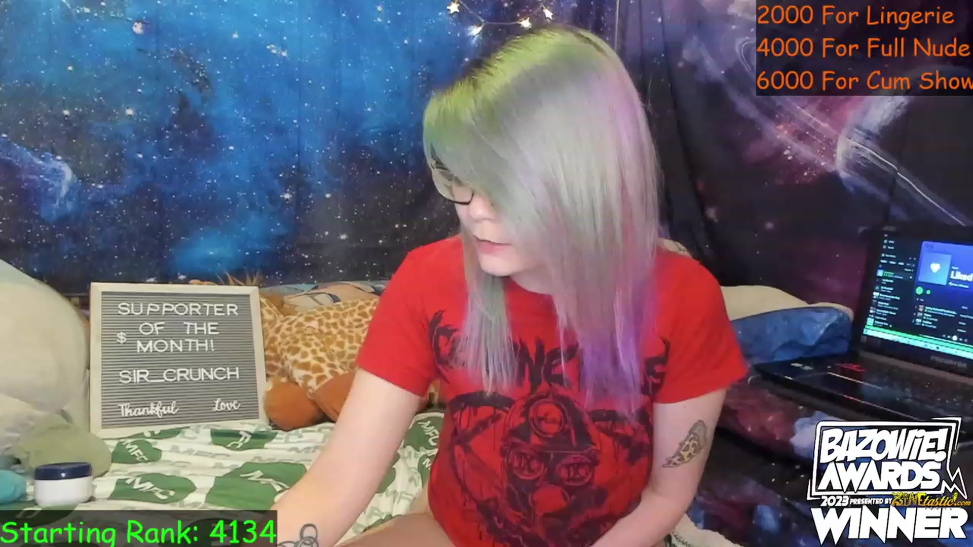 Gallery image thumbnail from NovaSquid's myfreecams stream on, 05/16/2023, 24:09 image 3 of 20