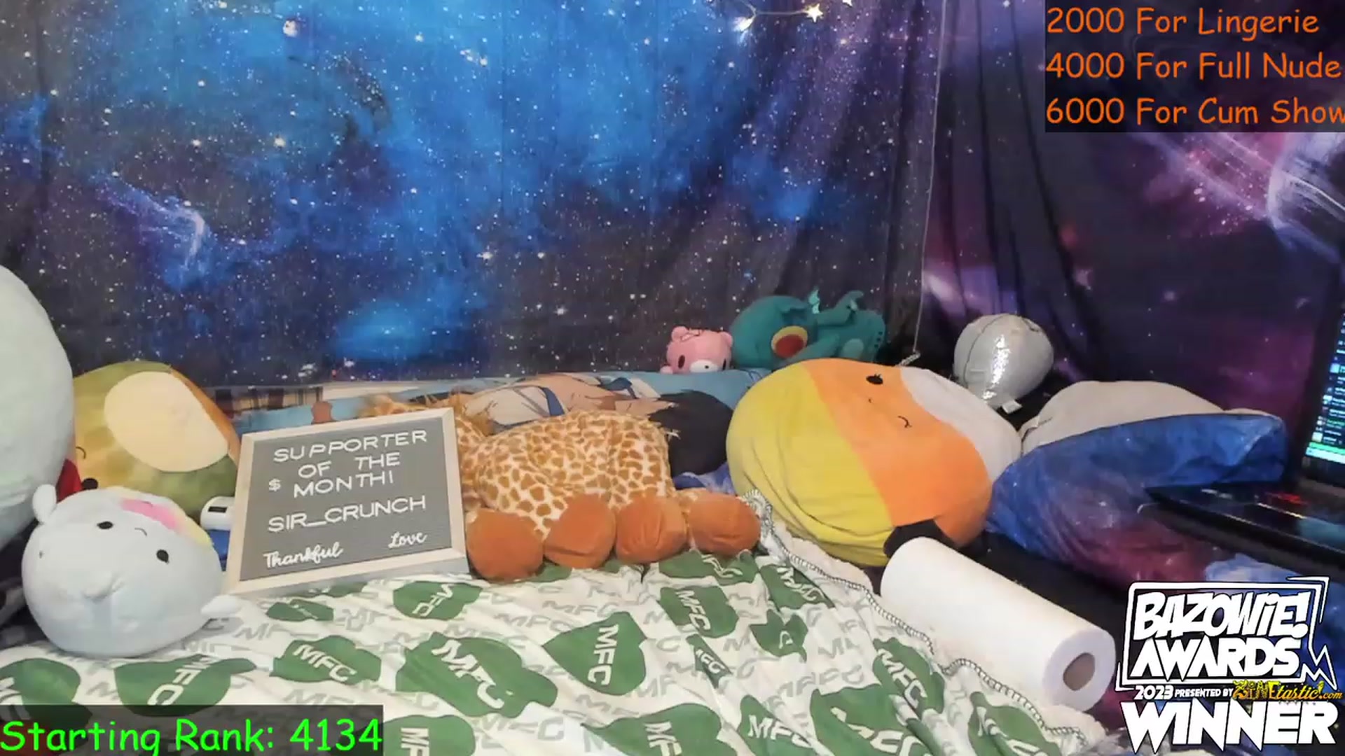 Gallery image thumbnail from NovaSquid's myfreecams stream on, 05/16/2023, 01:16 image 20 of 20