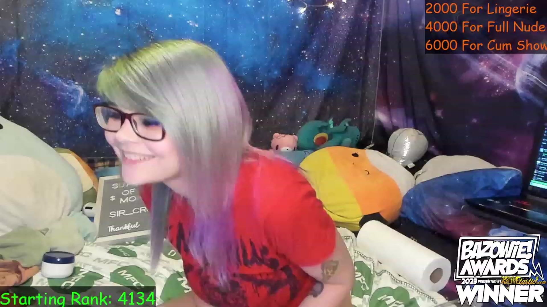Gallery image thumbnail from NovaSquid's myfreecams stream on, 05/16/2023, 01:16 image 15 of 20
