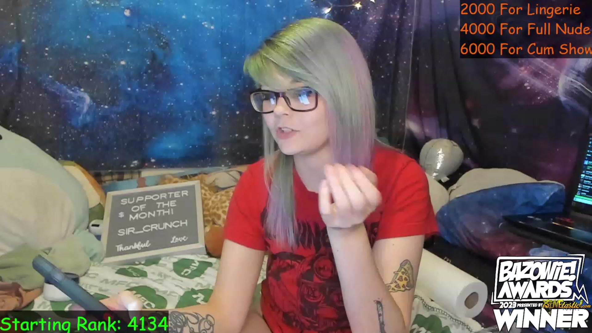 Gallery image thumbnail from NovaSquid's myfreecams stream on, 05/16/2023, 01:16 image 14 of 20