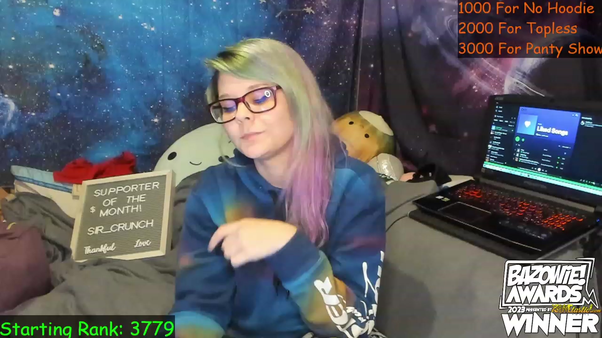 Gallery image thumbnail from NovaSquid's myfreecams stream on, 05/19/2023, 24:13 image 5 of 20