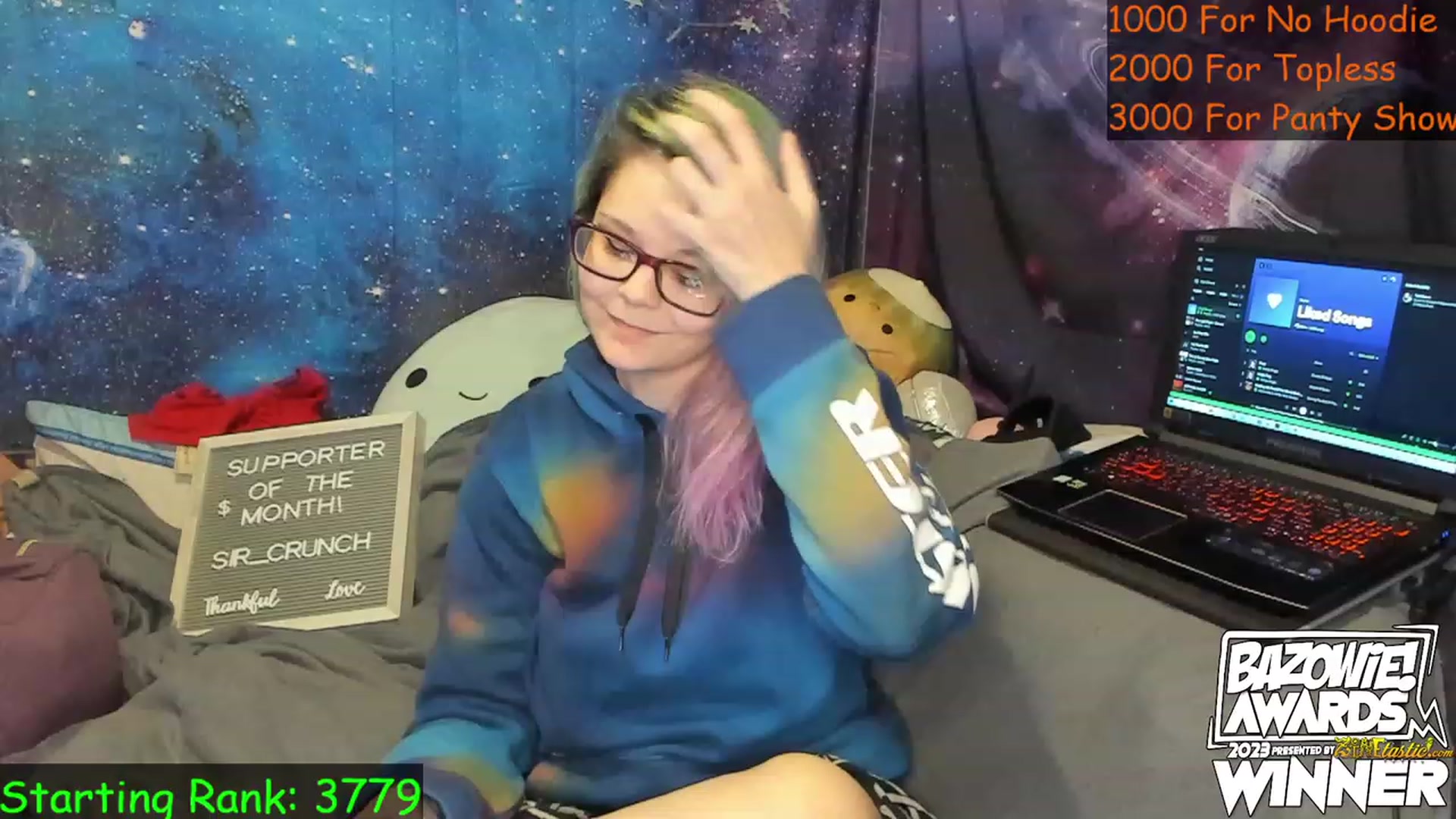 Gallery image thumbnail from NovaSquid's myfreecams stream on, 05/19/2023, 24:13 image 4 of 20