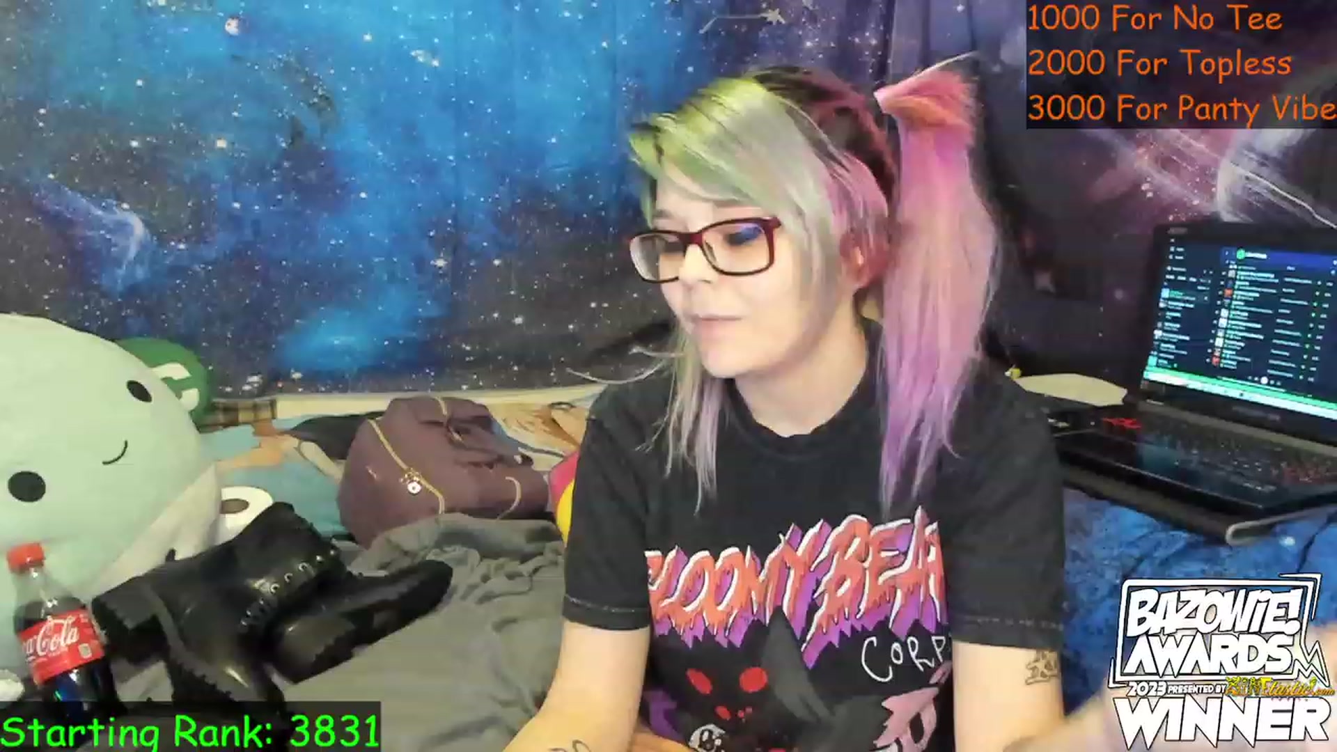 Gallery image thumbnail from NovaSquid's myfreecams stream on, 05/20/2023, 24:01 image 14 of 20