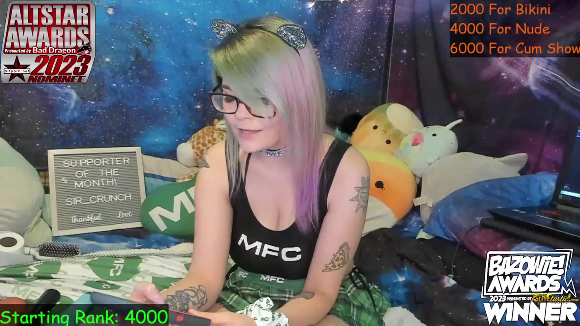 Gallery image thumbnail from NovaSquid's myfreecams stream on, 05/23/2023, 24:46 image 10 of 20