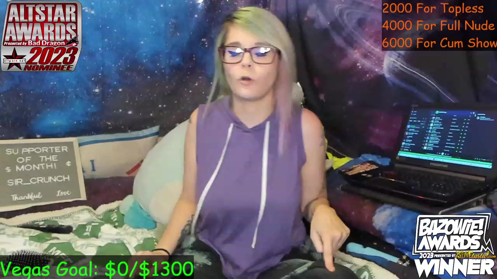 Gallery image thumbnail from NovaSquid's myfreecams stream on, 05/31/2023, 04:39 image 2 of 20