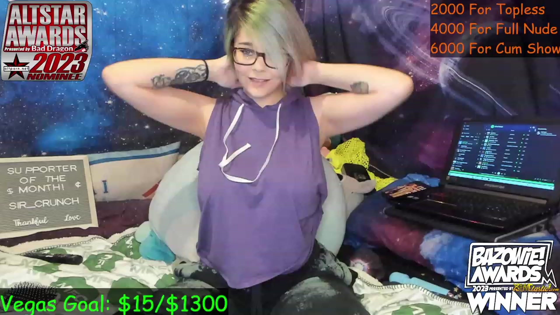 Gallery image thumbnail from NovaSquid's myfreecams stream on, 05/31/2023, 04:39 image 3 of 20