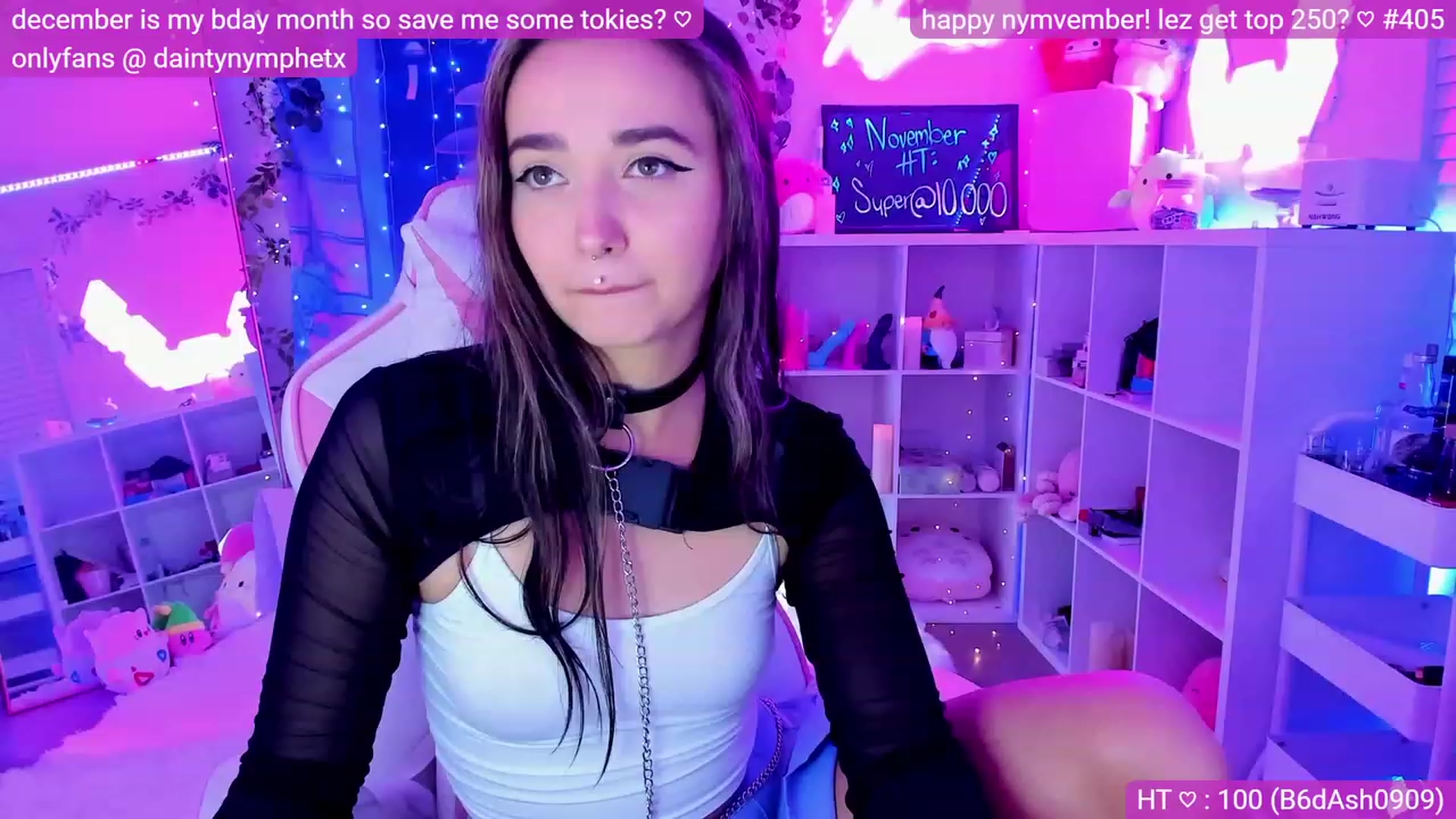 Gallery image thumbnail from Nym_x's myfreecams stream on, 11/24/2022, 05:05 image 2 of 20