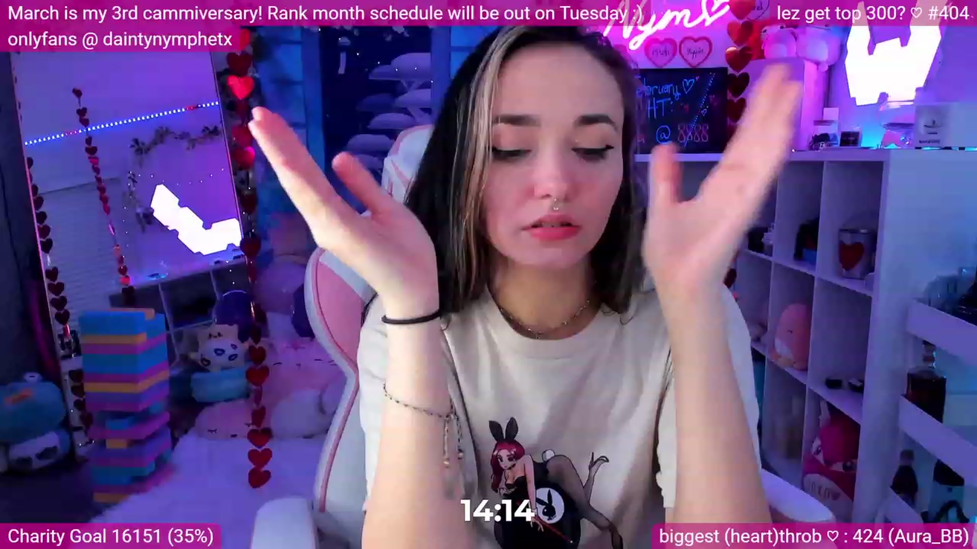 Gallery image thumbnail from Nym_x's myfreecams stream on, 02/27/2023, 03:35 image 17 of 20