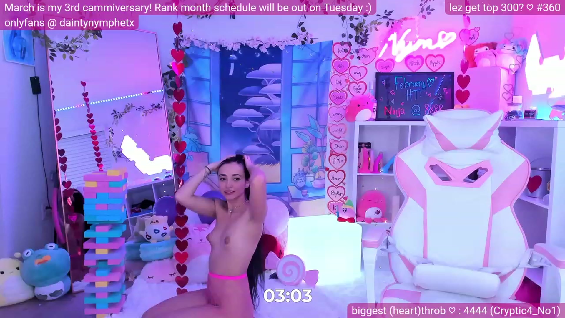 Gallery image thumbnail from Nym_x's myfreecams stream on, 02/27/2023, 04:58 image 16 of 20