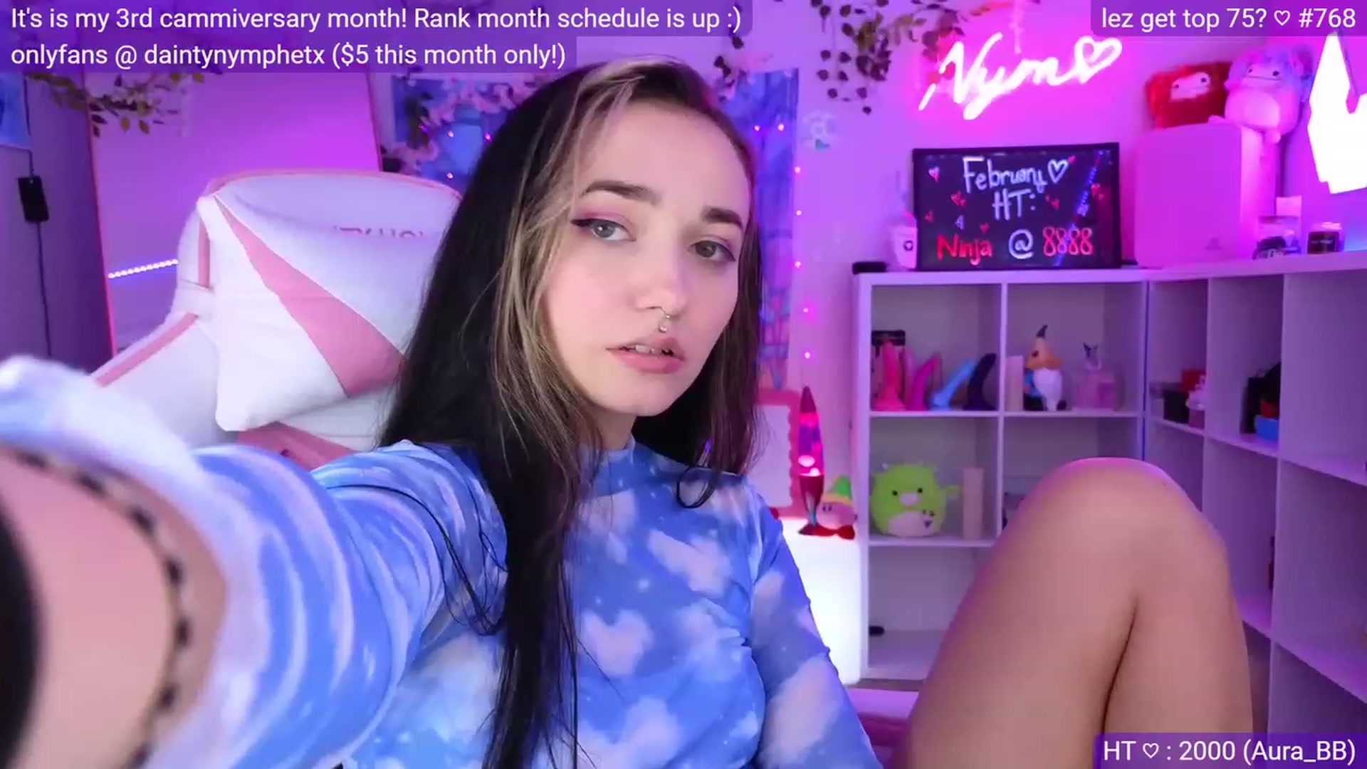 Gallery image thumbnail from Nym_x's myfreecams stream on, 03/02/2023, 04:03 image 7 of 20