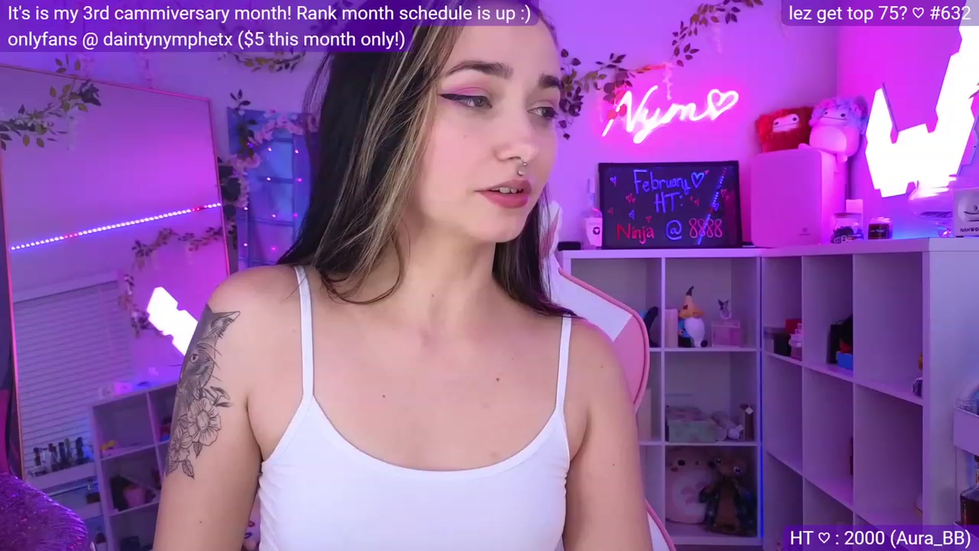 Gallery image thumbnail from Nym_x's myfreecams stream on, 03/02/2023, 04:03 image 16 of 20