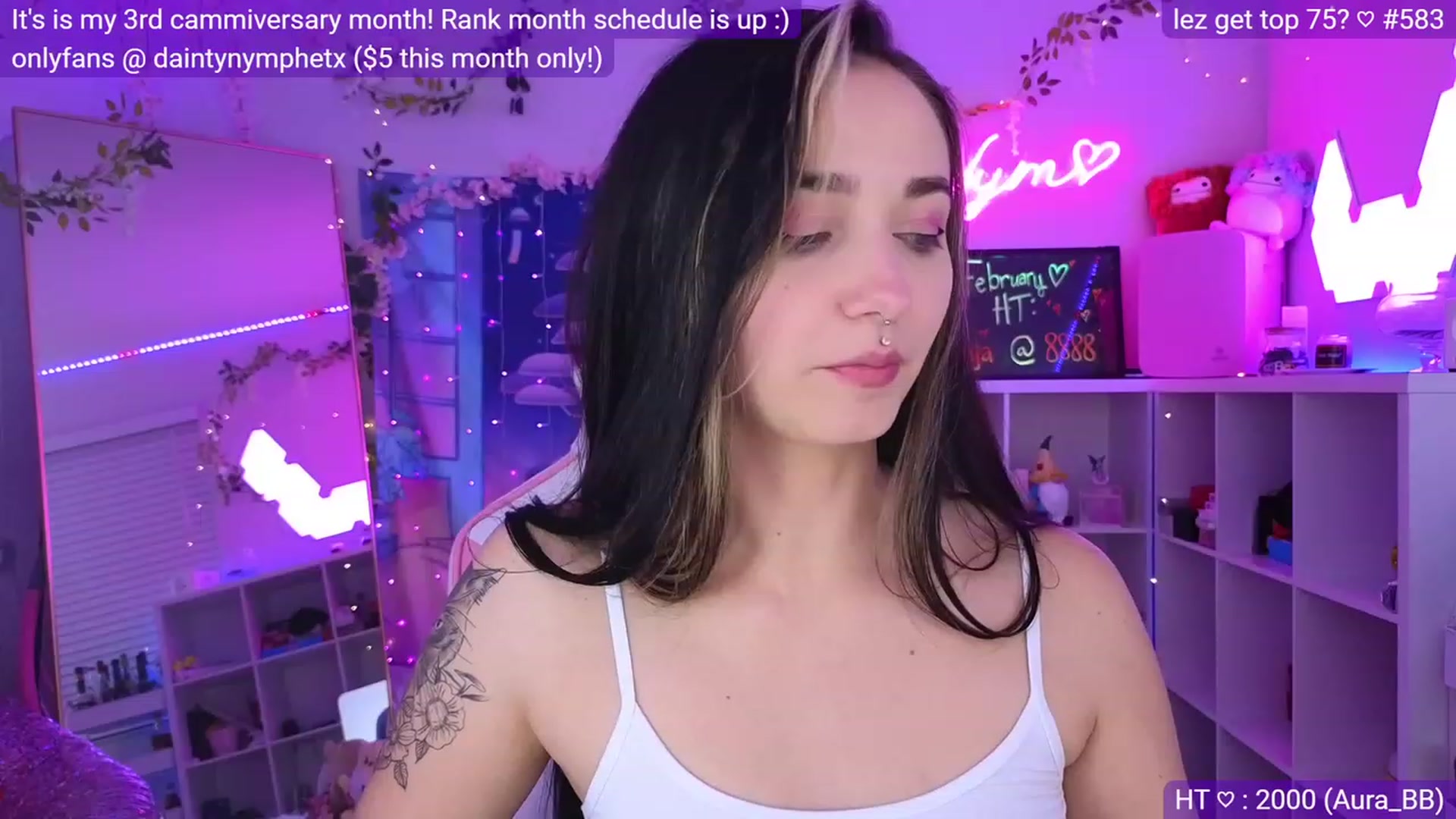 Gallery image thumbnail from Nym_x's myfreecams stream on, 03/02/2023, 04:03 image 20 of 20
