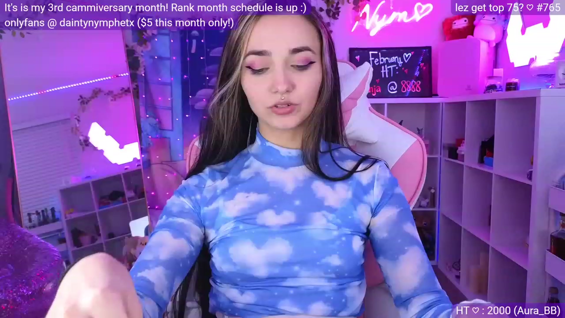 Gallery image thumbnail from Nym_x's myfreecams stream on, 03/02/2023, 04:03 image 6 of 20
