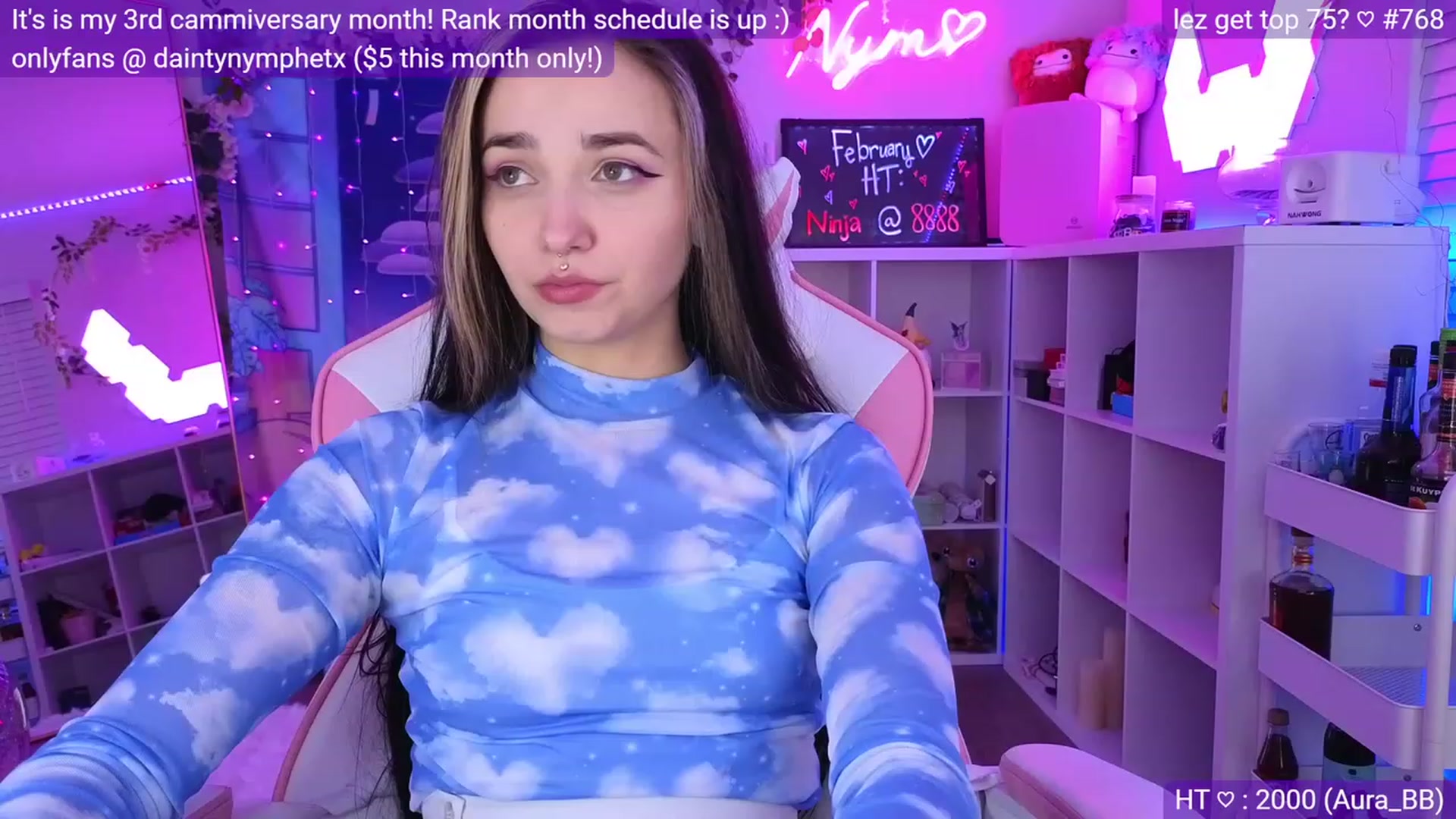 Gallery image thumbnail from Nym_x's myfreecams stream on, 03/02/2023, 04:03 image 5 of 20