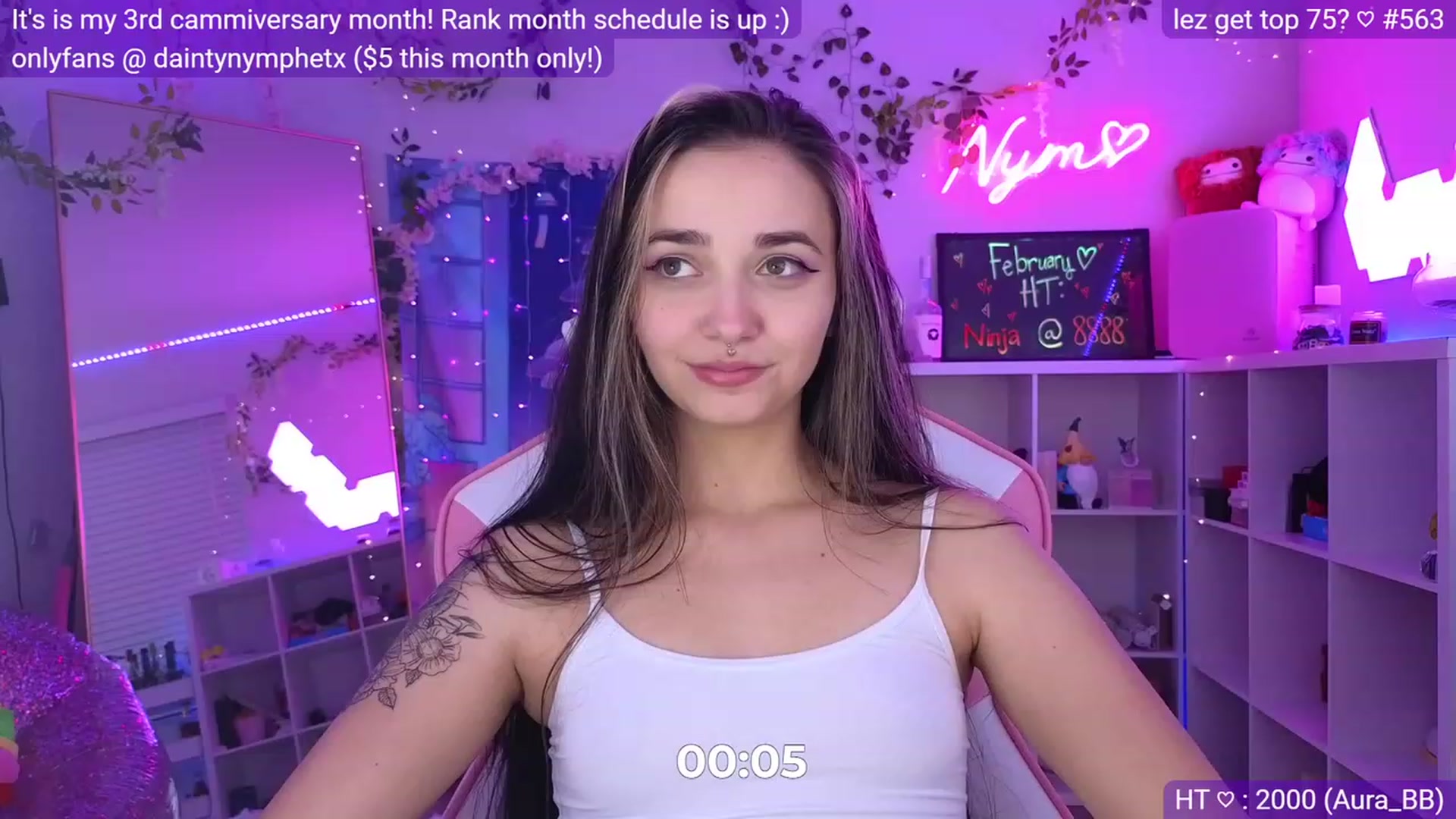 Gallery image thumbnail from Nym_x's myfreecams stream on, 03/02/2023, 05:35 image 9 of 20