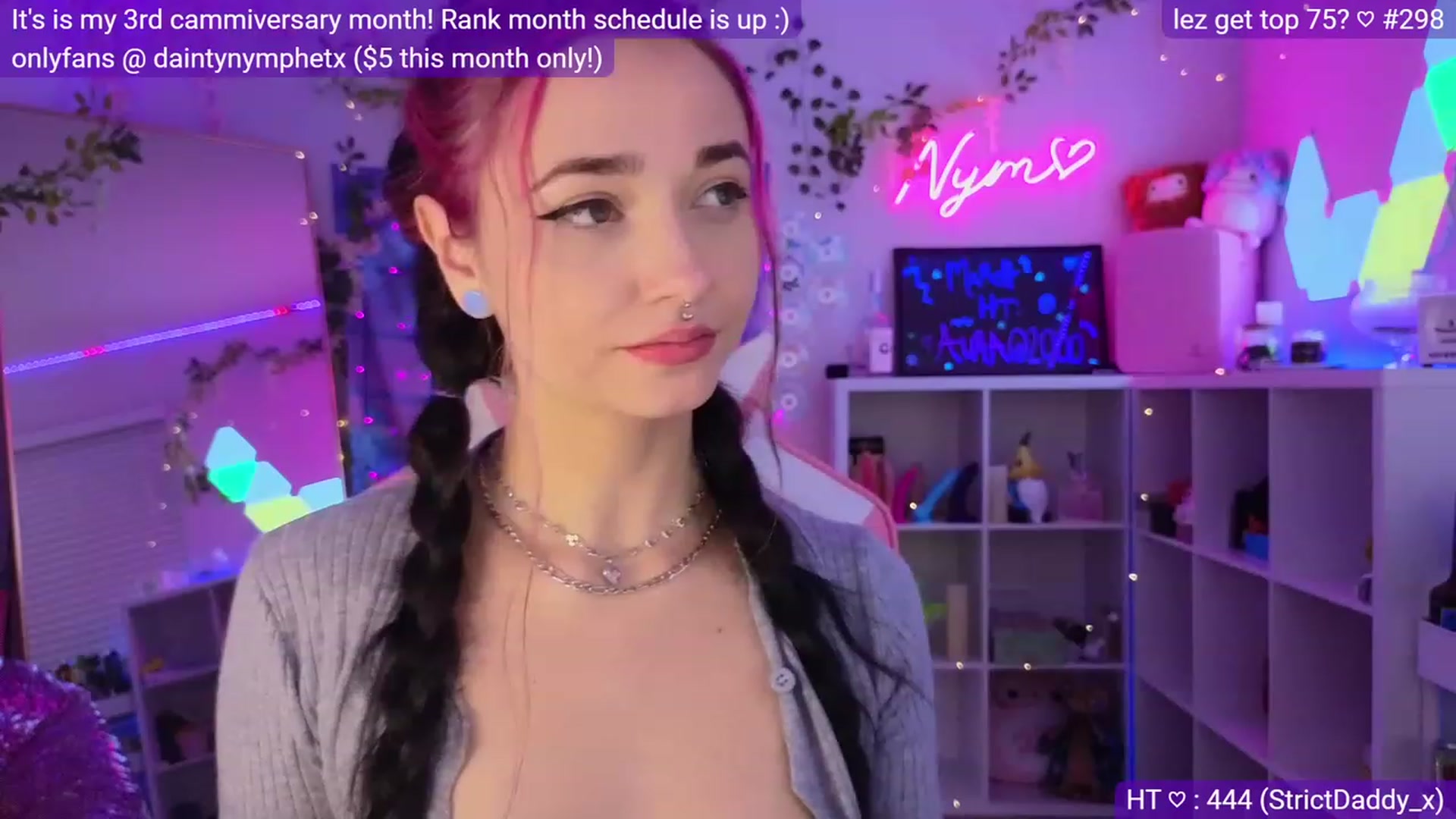 Gallery image thumbnail from Nym_x's myfreecams stream on, 03/04/2023, 05:27 image 15 of 20