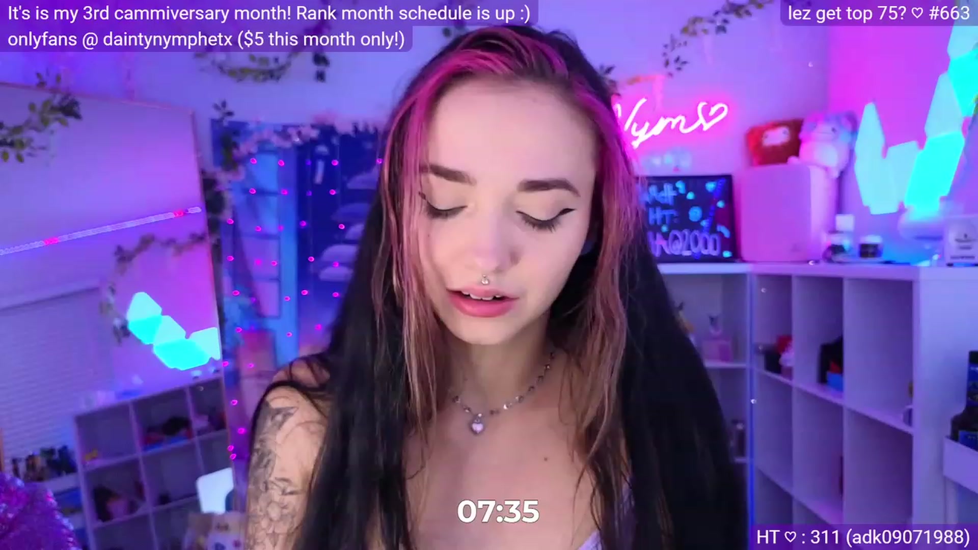 Gallery image thumbnail from Nym_x's myfreecams stream on, 03/08/2023, 05:06 image 15 of 20