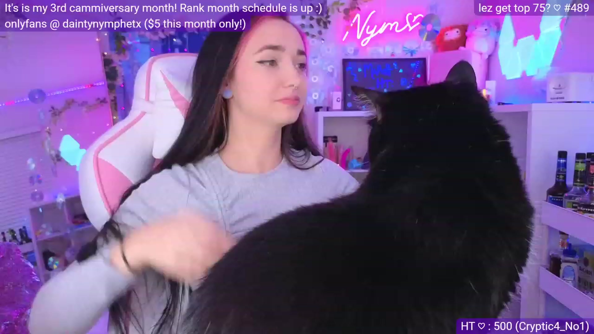 Gallery image thumbnail from Nym_x's myfreecams stream on, 03/12/2023, 03:58 image 11 of 20