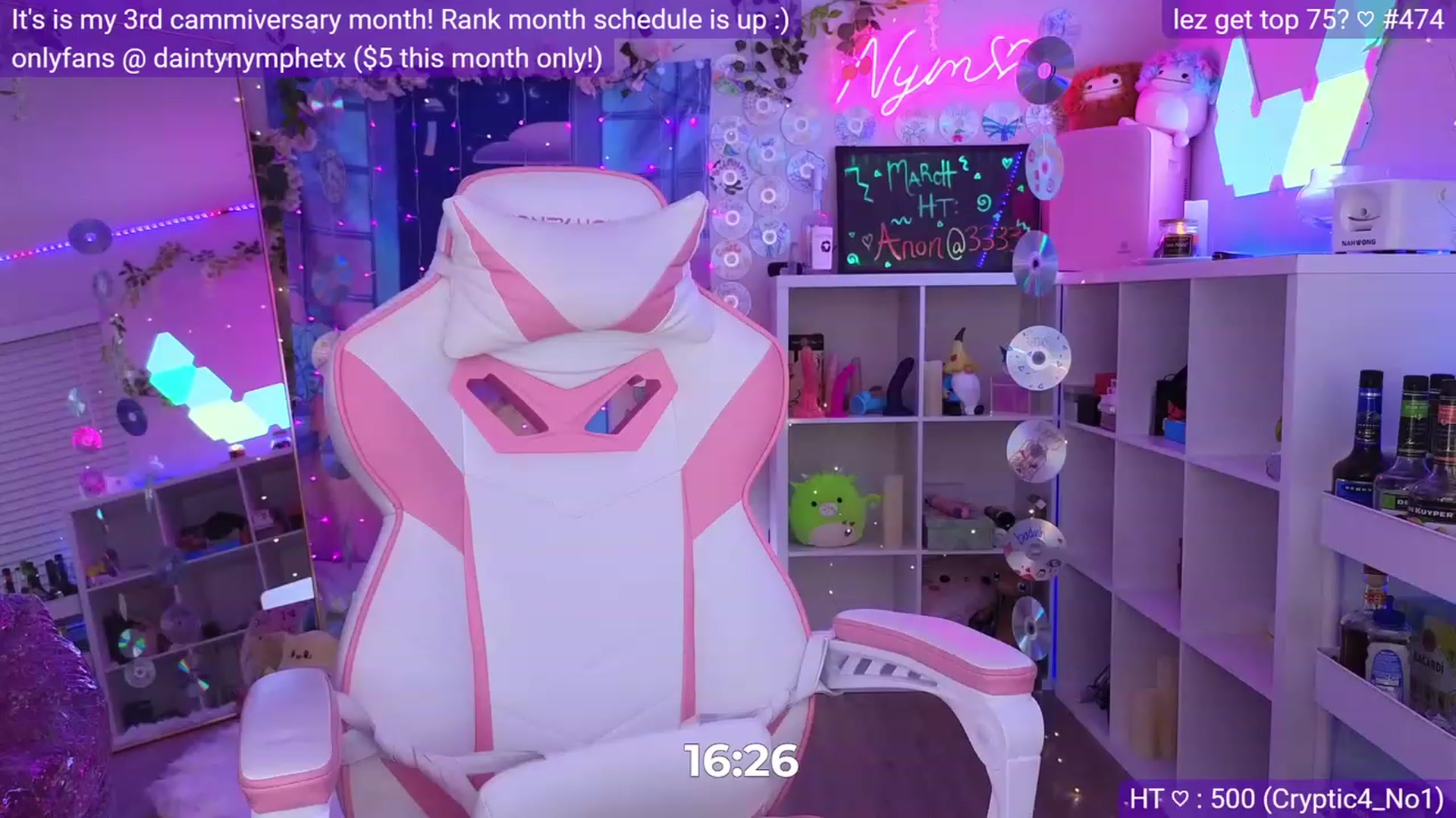 Gallery image thumbnail from Nym_x's myfreecams stream on, 03/12/2023, 03:58 image 18 of 20