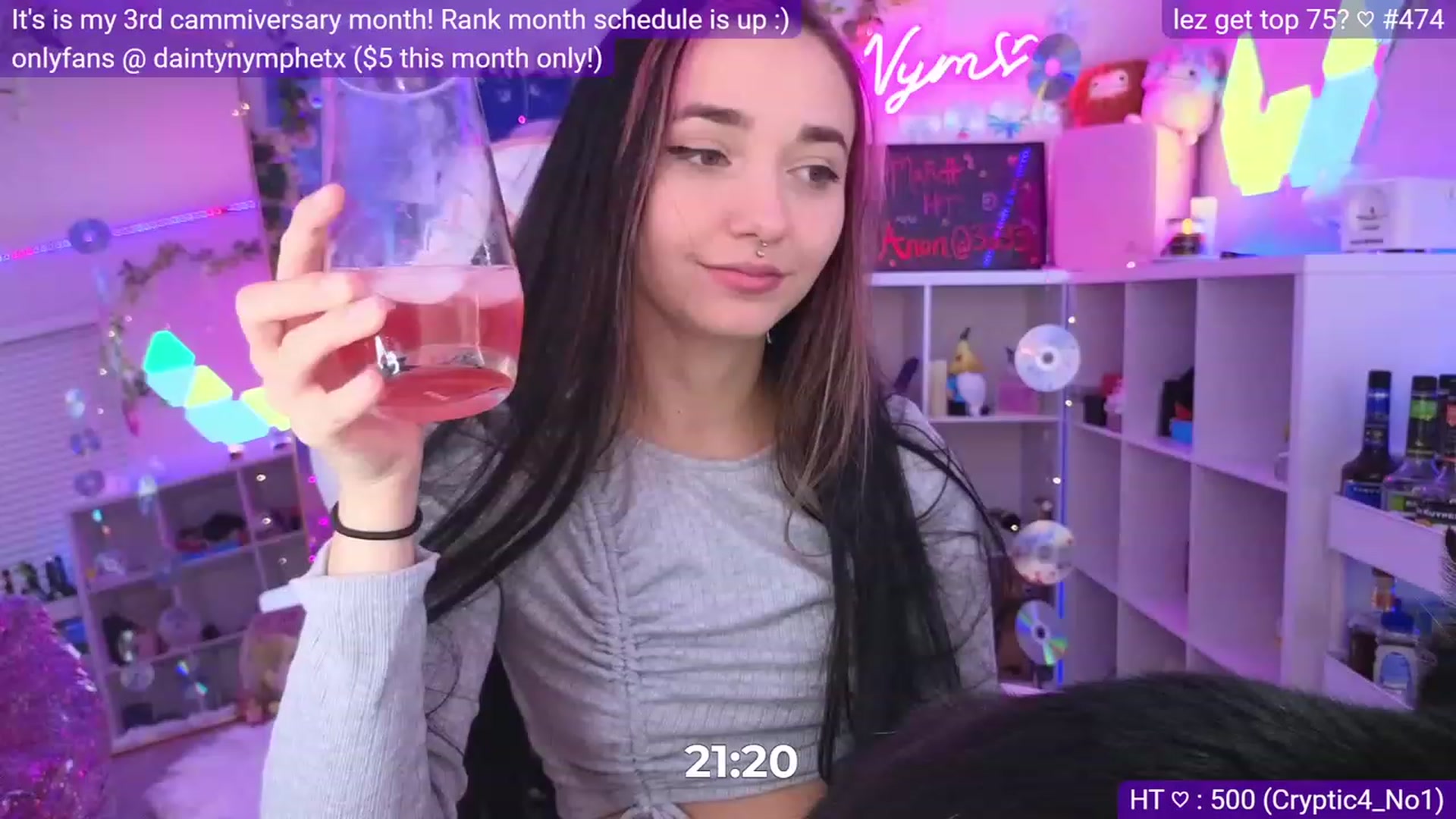 Gallery image thumbnail from Nym_x's myfreecams stream on, 03/12/2023, 03:58 image 16 of 20