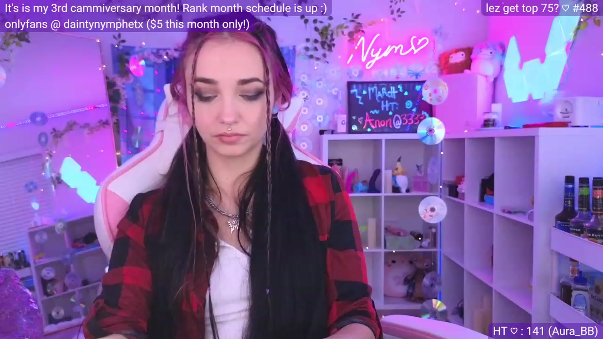 Gallery image thumbnail from Nym_x's myfreecams stream on, 03/13/2023, 02:15 image 13 of 20