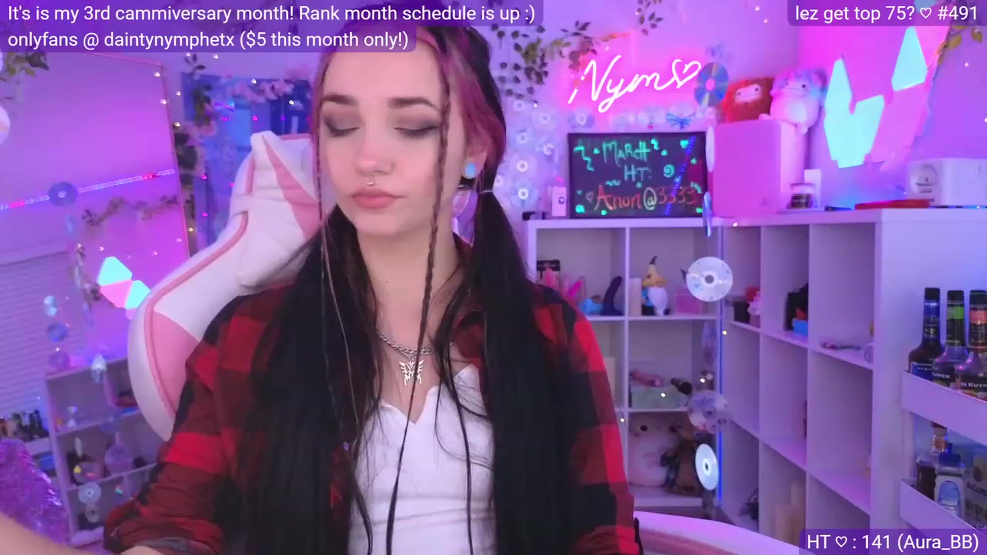 Gallery image thumbnail from Nym_x's myfreecams stream on, 03/13/2023, 02:15 image 5 of 20