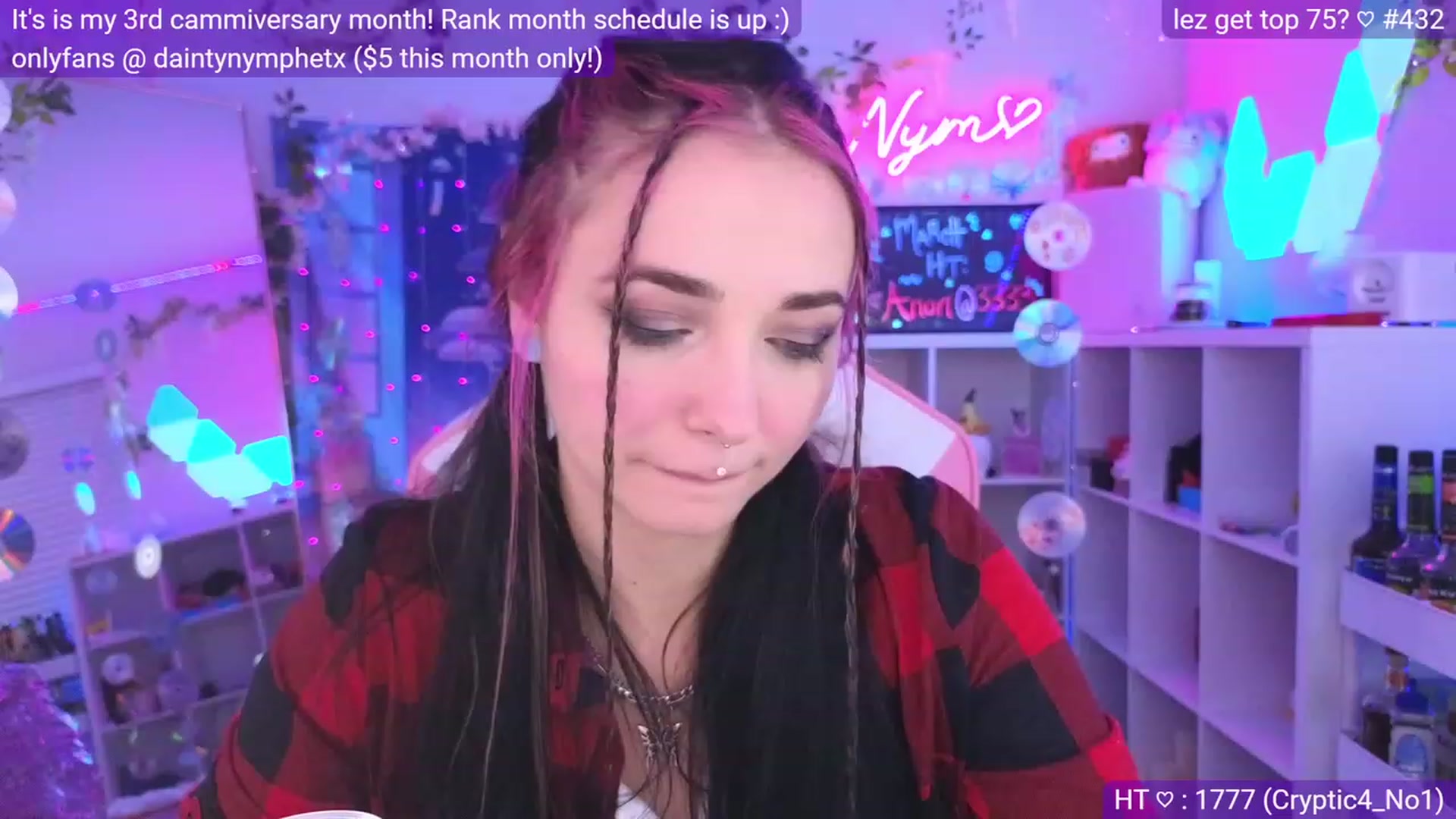 Gallery image thumbnail from Nym_x's myfreecams stream on, 03/13/2023, 04:34 image 6 of 20