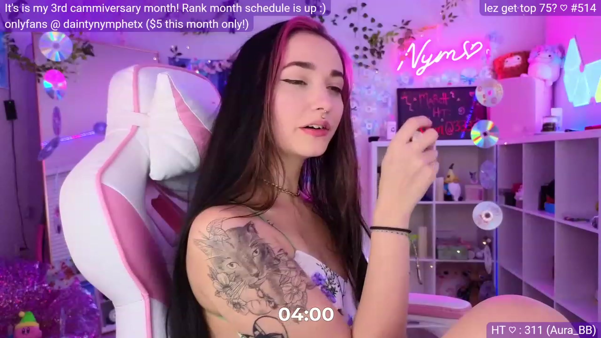 Gallery image thumbnail from Nym_x's myfreecams stream on, 03/16/2023, 03:15 image 15 of 20