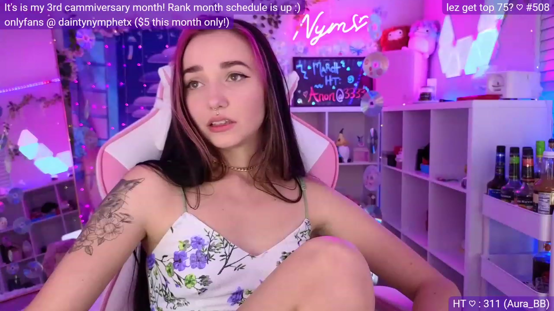 Gallery image thumbnail from Nym_x's myfreecams stream on, 03/16/2023, 03:15 image 17 of 20