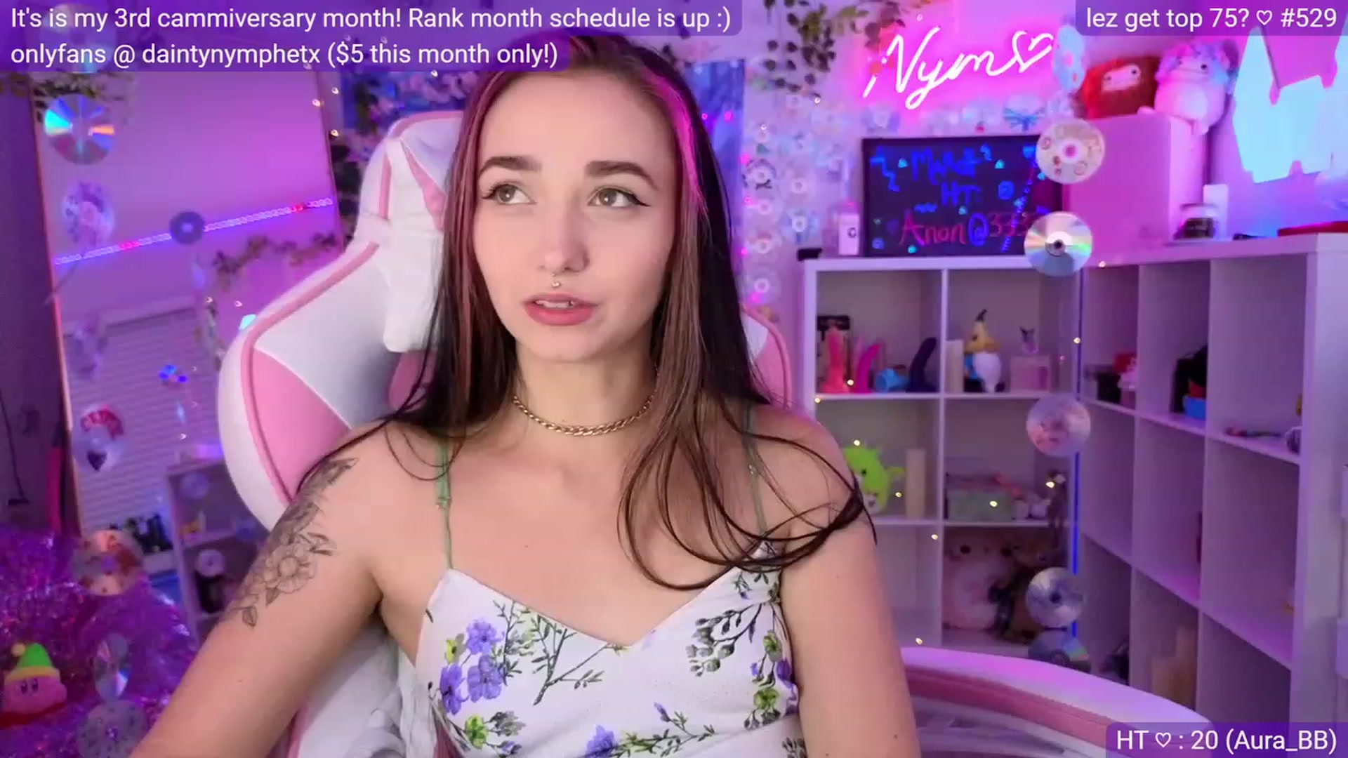 Gallery image thumbnail from Nym_x's myfreecams stream on, 03/16/2023, 03:15 image 1 of 20