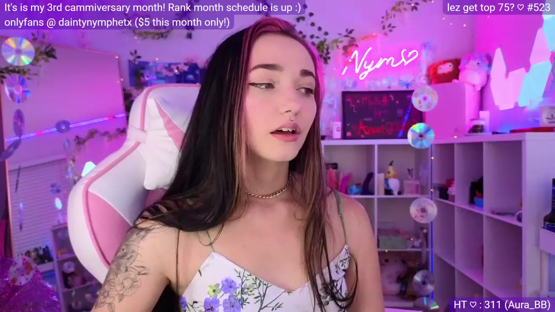 Gallery image thumbnail from Nym_x's myfreecams stream on, 03/16/2023, 03:15 image 7 of 20