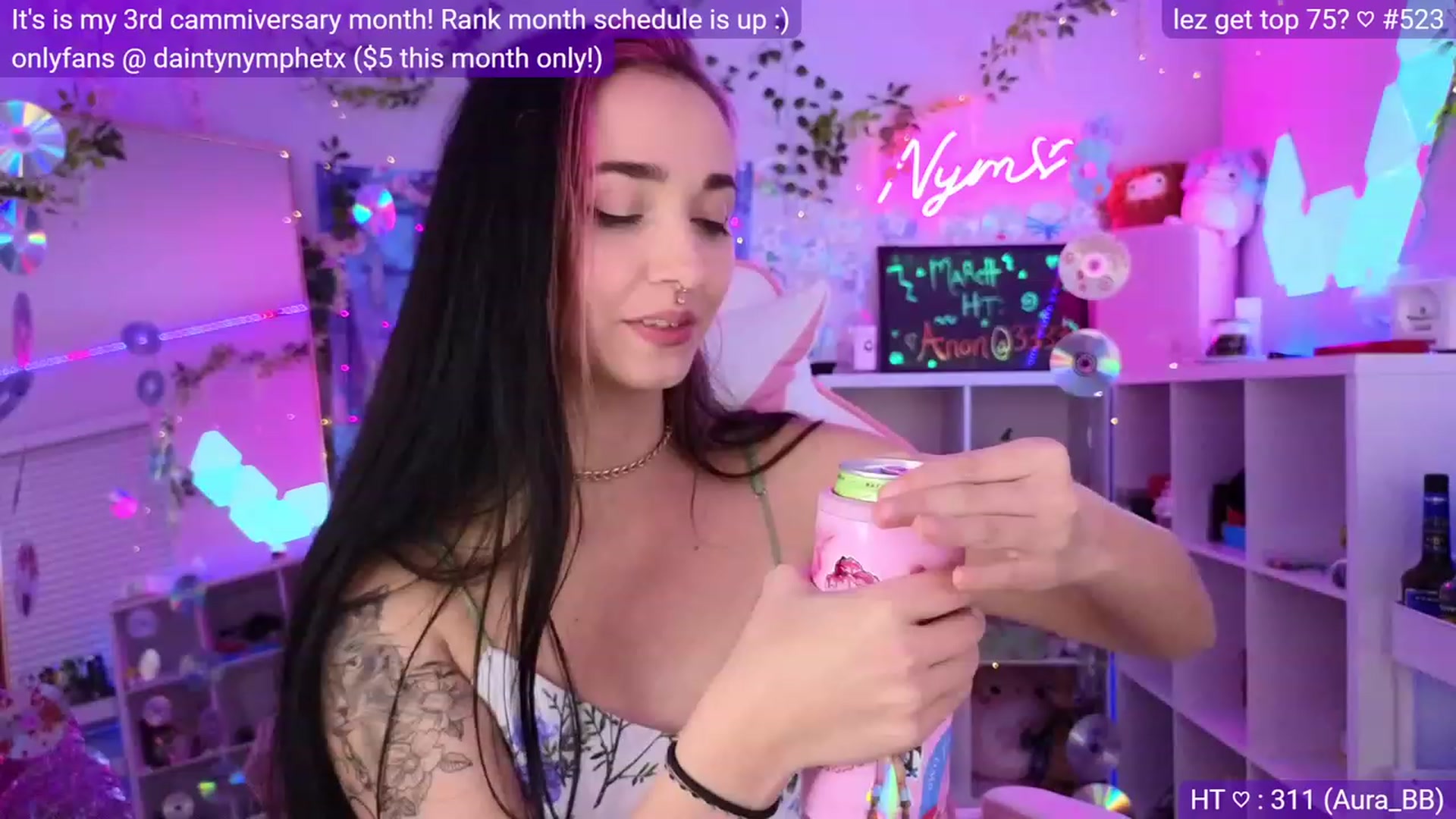 Gallery image thumbnail from Nym_x's myfreecams stream on, 03/16/2023, 03:15 image 5 of 20