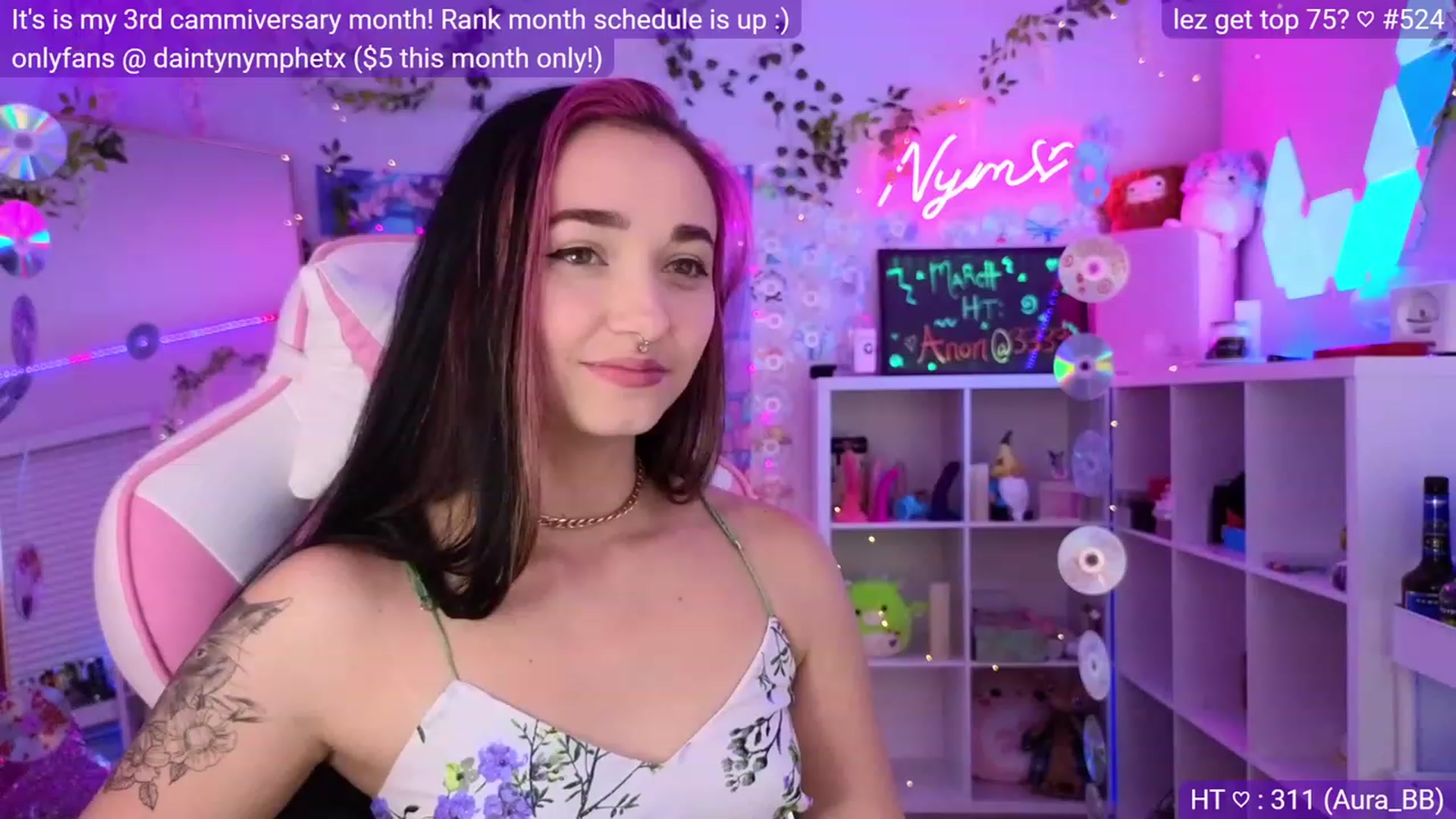 Gallery image thumbnail from Nym_x's myfreecams stream on, 03/16/2023, 03:15 image 3 of 20