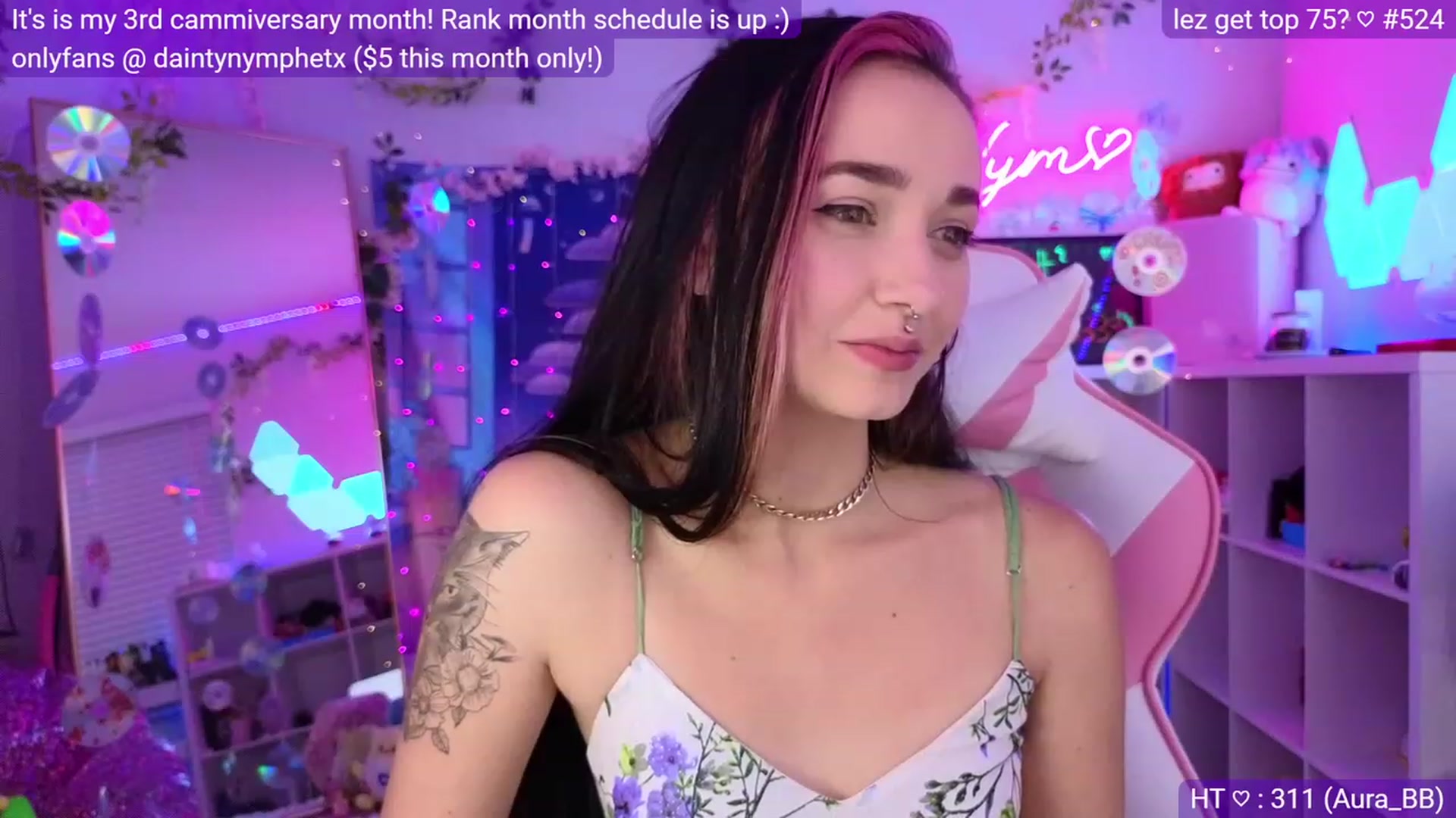 Gallery image thumbnail from Nym_x's myfreecams stream on, 03/16/2023, 03:15 image 9 of 20