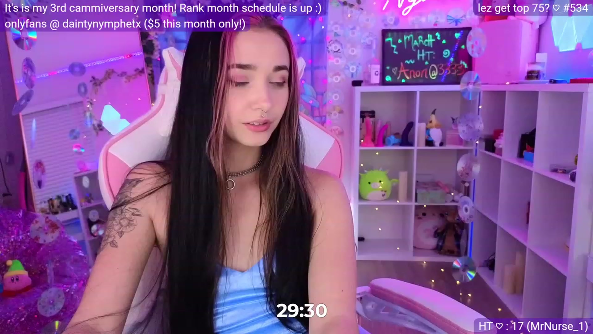 Gallery image thumbnail from Nym_x's myfreecams stream on, 03/17/2023, 02:45 image 18 of 20