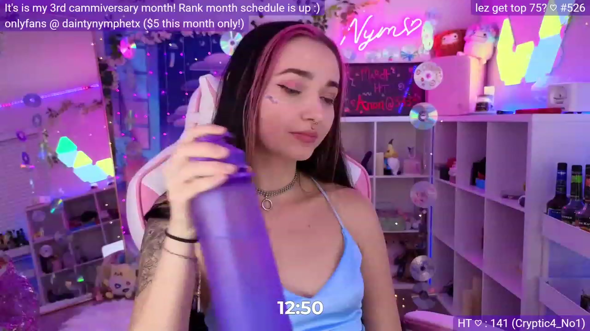 Gallery image thumbnail from Nym_x's myfreecams stream on, 03/17/2023, 04:05 image 16 of 20