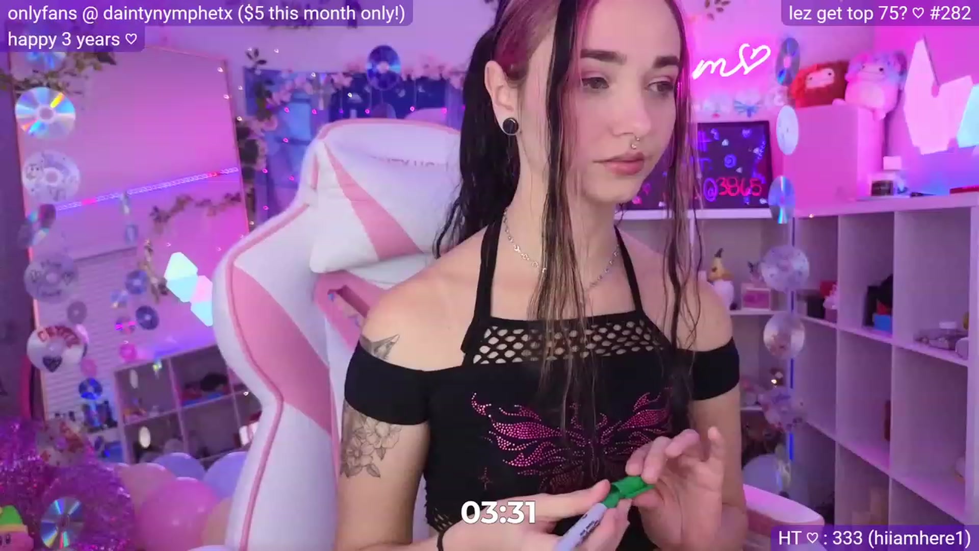 Gallery image thumbnail from Nym_x's myfreecams stream on, 03/20/2023, 04:14 image 19 of 20