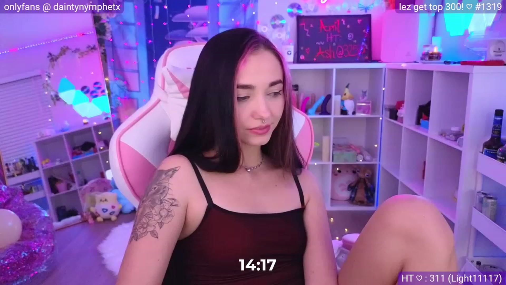 Gallery image thumbnail from Nym_x's myfreecams stream on, 04/07/2023, 05:44 image 11 of 20