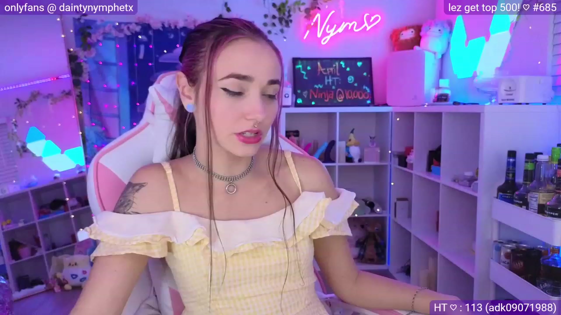 Gallery image thumbnail from Nym_x's myfreecams stream on, 04/13/2023, 03:51 image 16 of 20