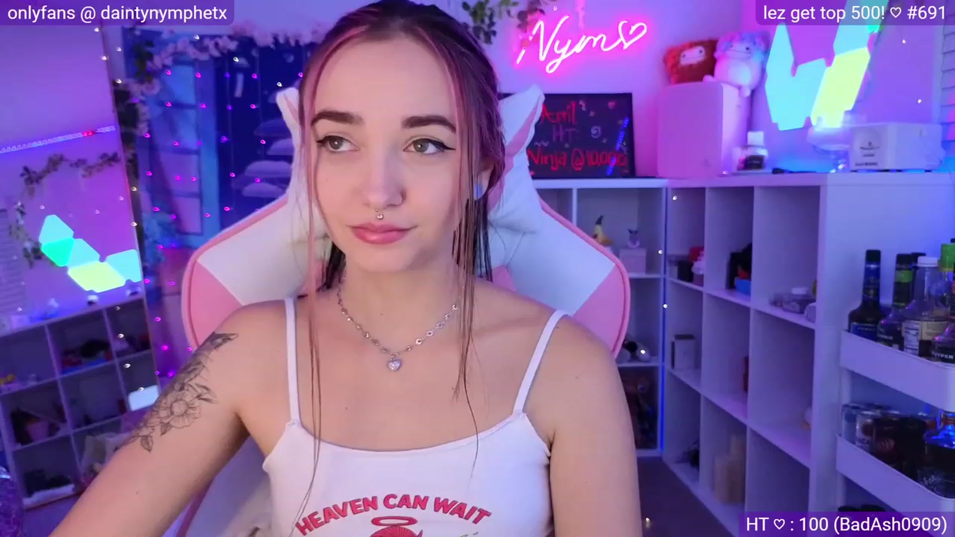 Gallery image thumbnail from Nym_x's myfreecams stream on, 04/14/2023, 04:53 image 5 of 20
