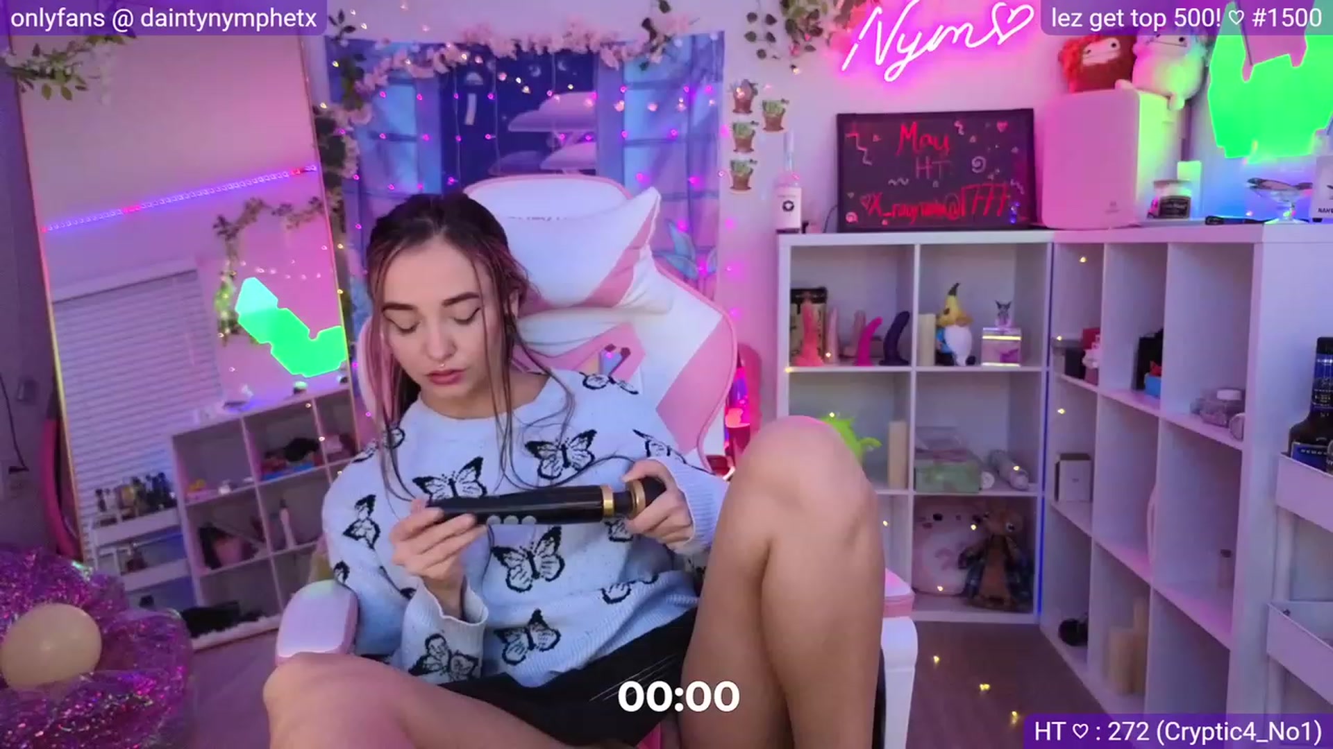 Gallery image thumbnail from Nym_x's myfreecams stream on, 05/06/2023, 04:07 image 9 of 20
