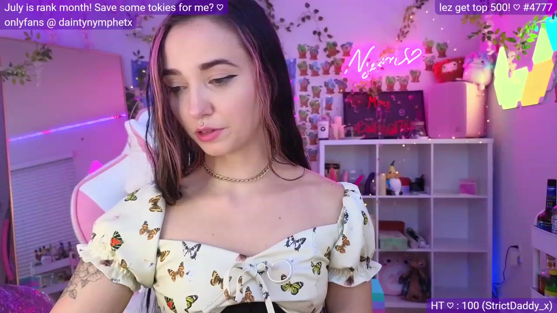 Gallery image thumbnail from Nym_x's myfreecams stream on, 06/04/2023, 04:37 image 8 of 20
