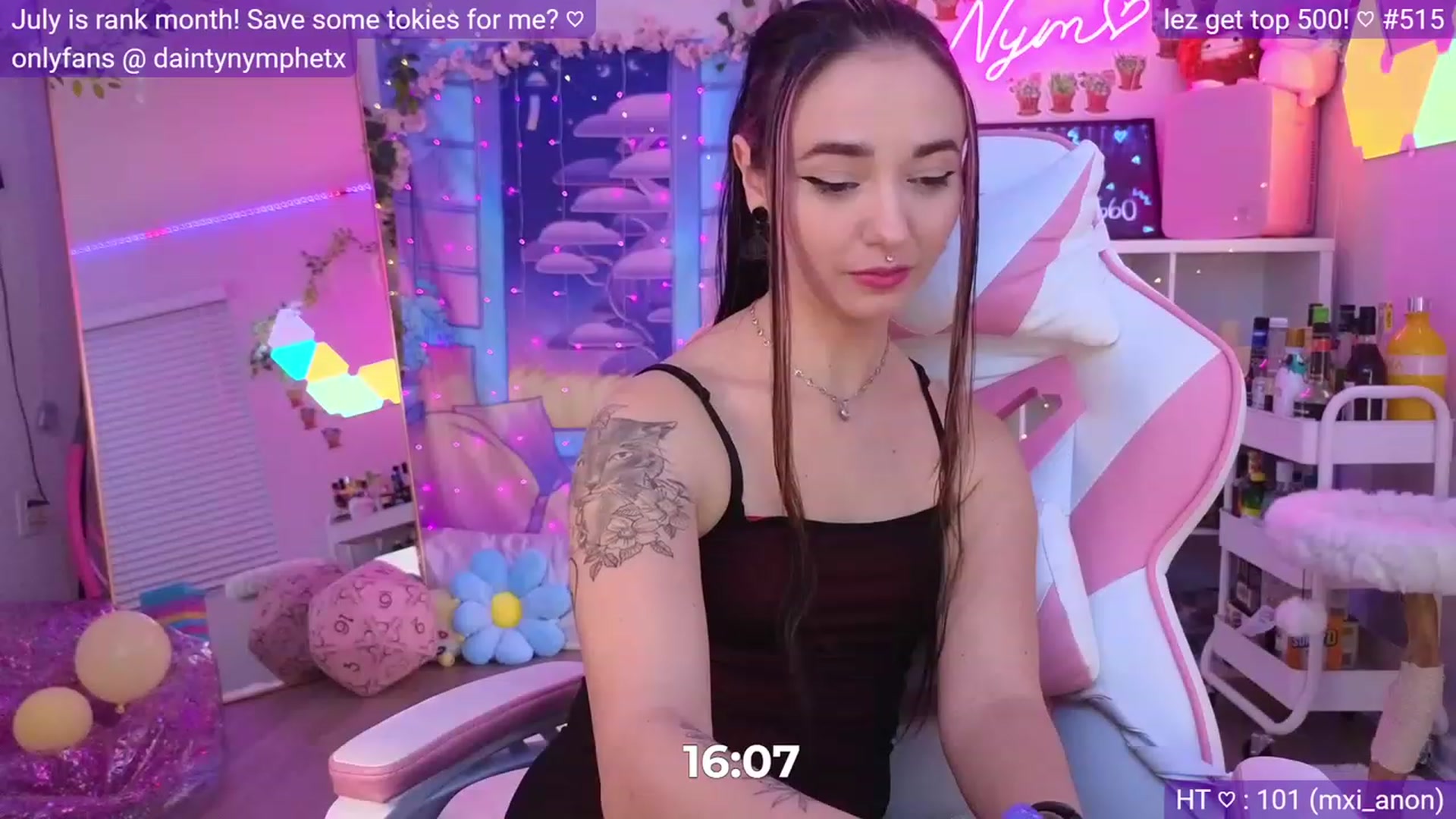 Gallery image thumbnail from Nym_x's myfreecams stream on, 06/11/2023, 03:51 image 13 of 20
