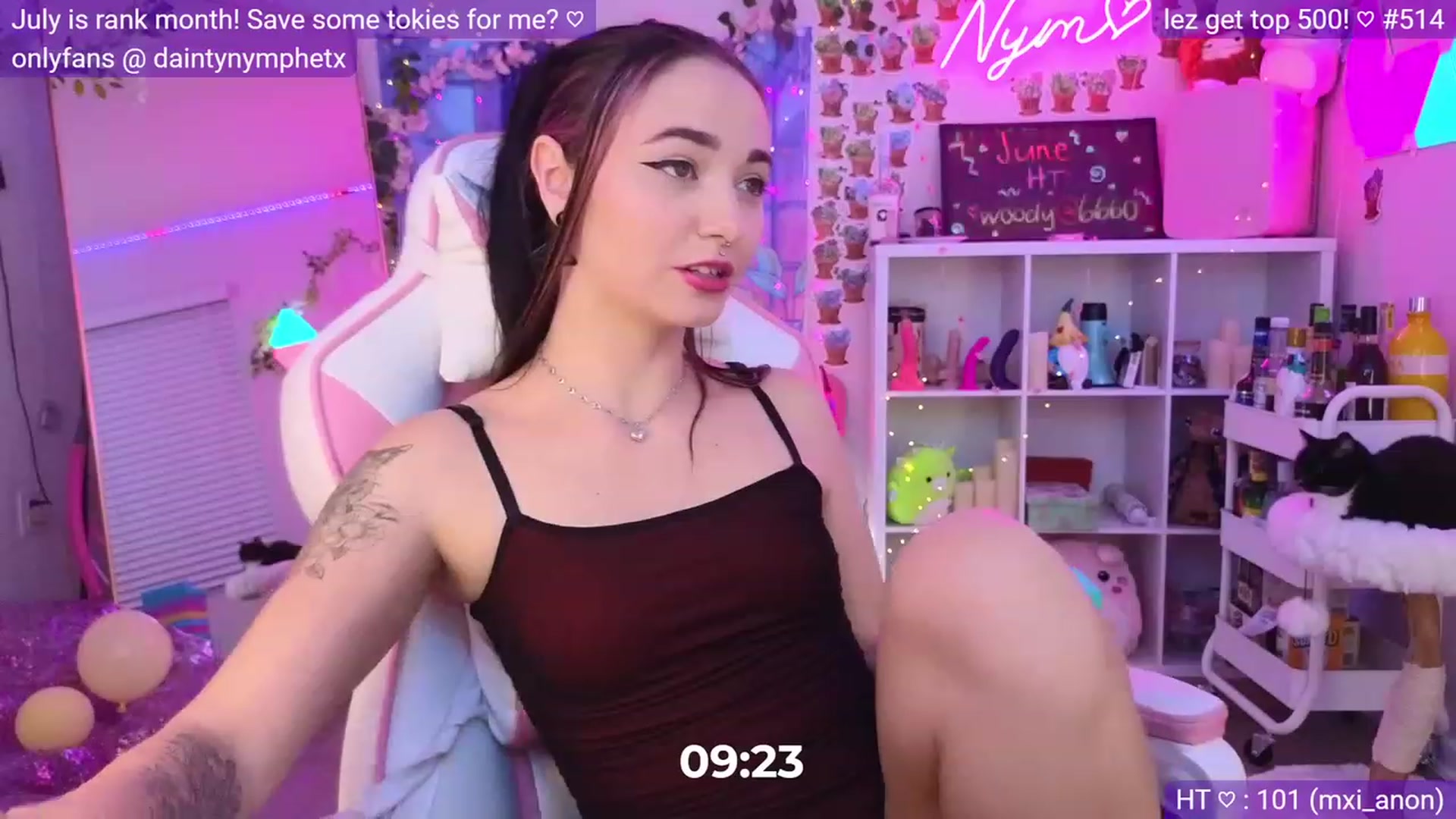 Gallery image thumbnail from Nym_x's myfreecams stream on, 06/11/2023, 03:51 image 14 of 20