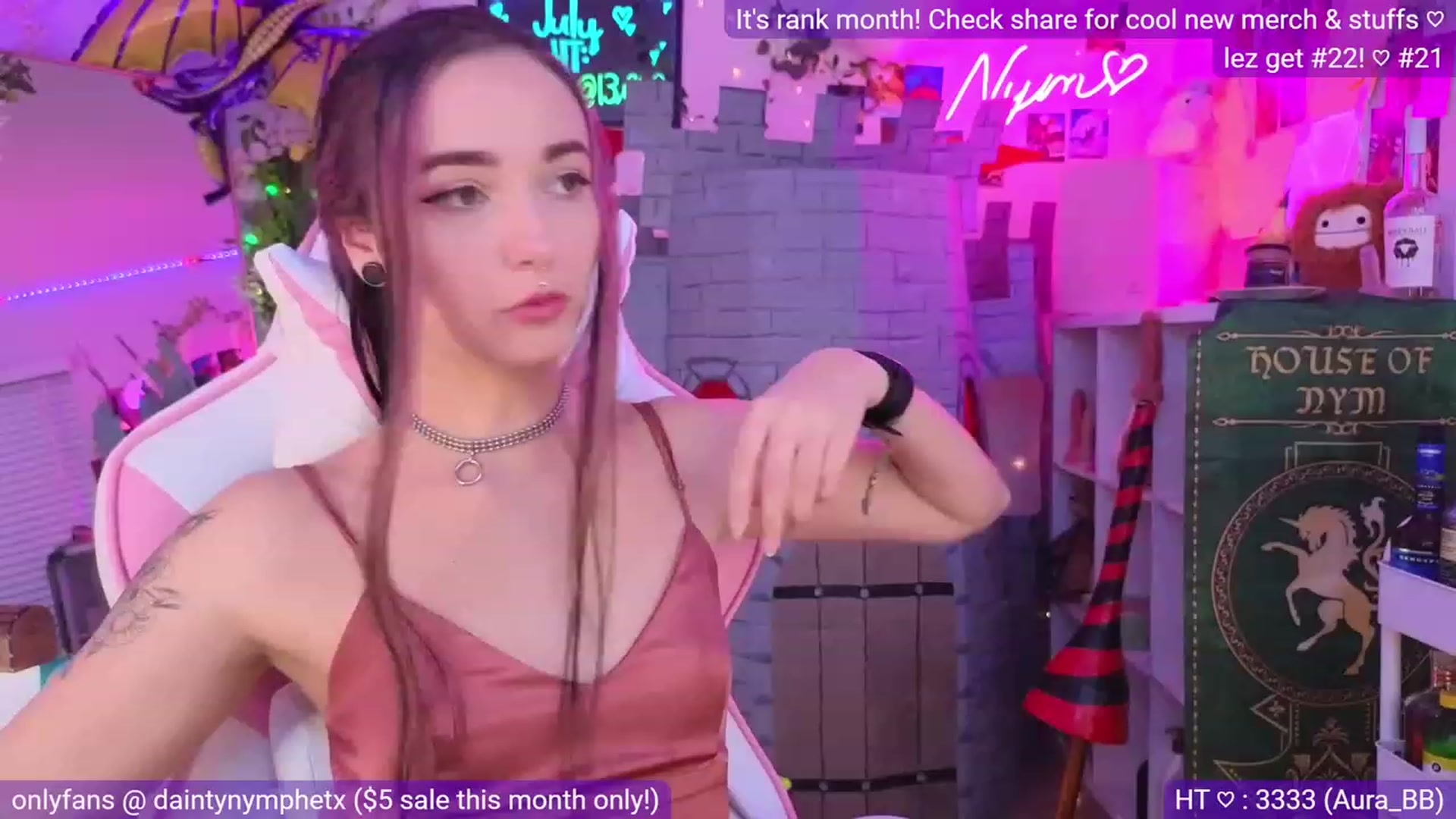 Gallery image thumbnail from Nym_x's myfreecams stream on, 07/07/2023, 04:07 image 1 of 20