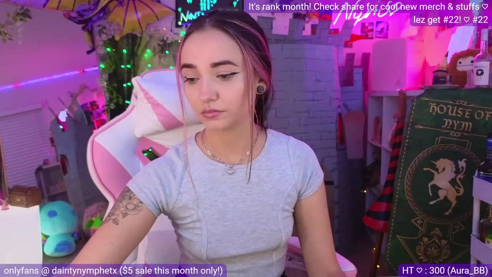Gallery image thumbnail from Nym_x's myfreecams stream on, 07/08/2023, 02:42 image 5 of 20