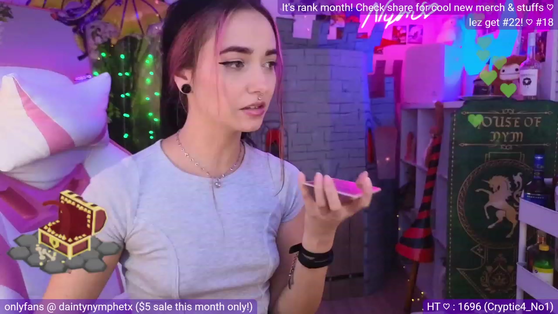 Gallery image thumbnail from Nym_x's myfreecams stream on, 07/08/2023, 02:42 image 12 of 20